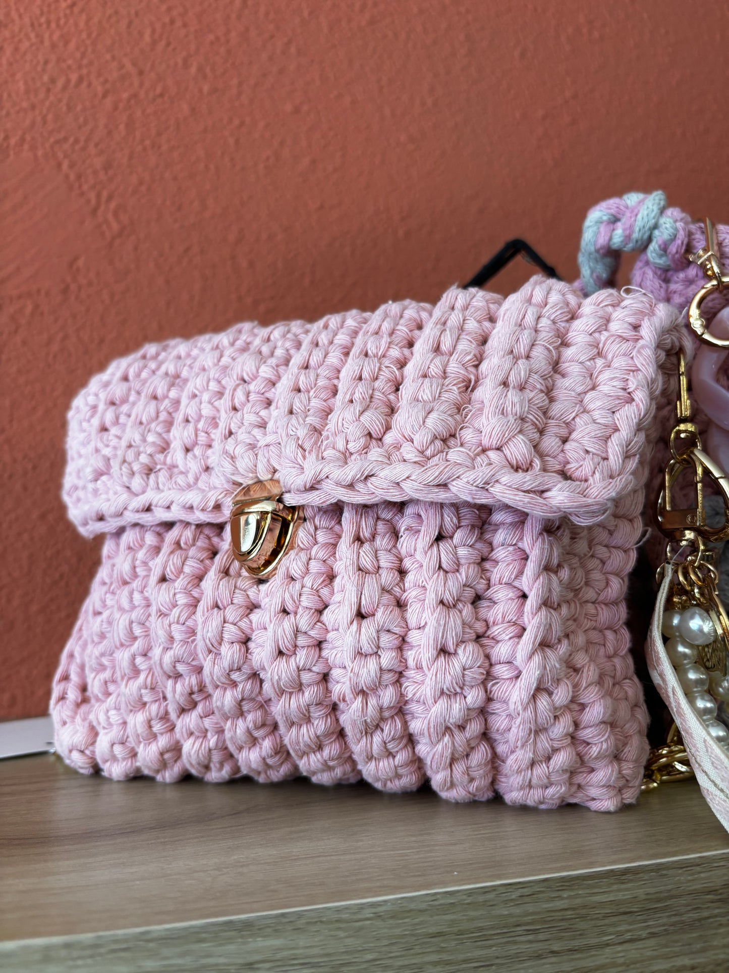 Sac en Cochet Rosy