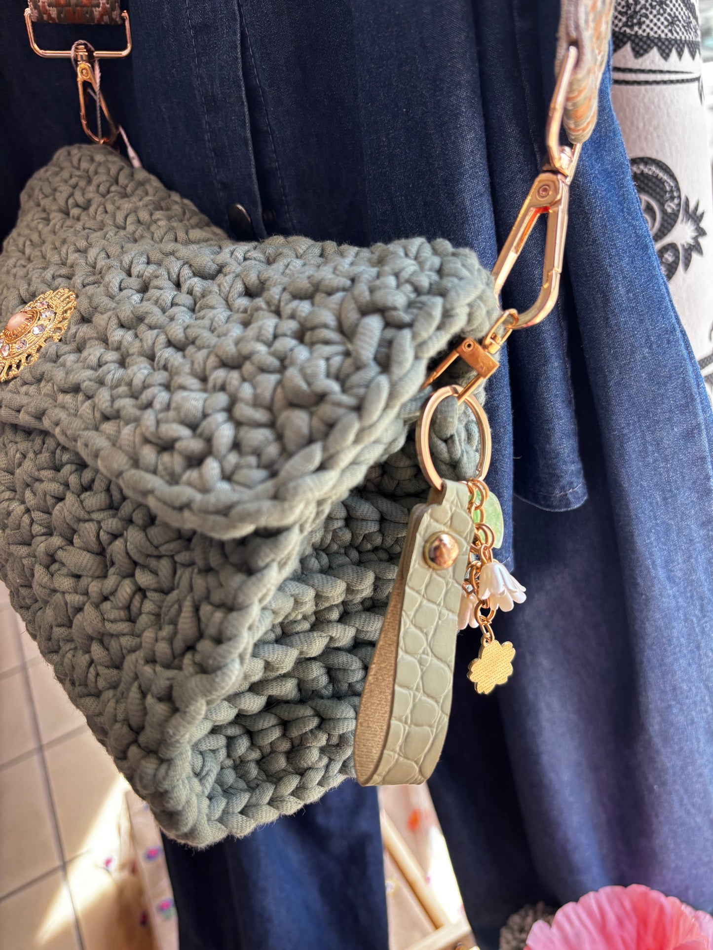 Sac Crochet Kaki