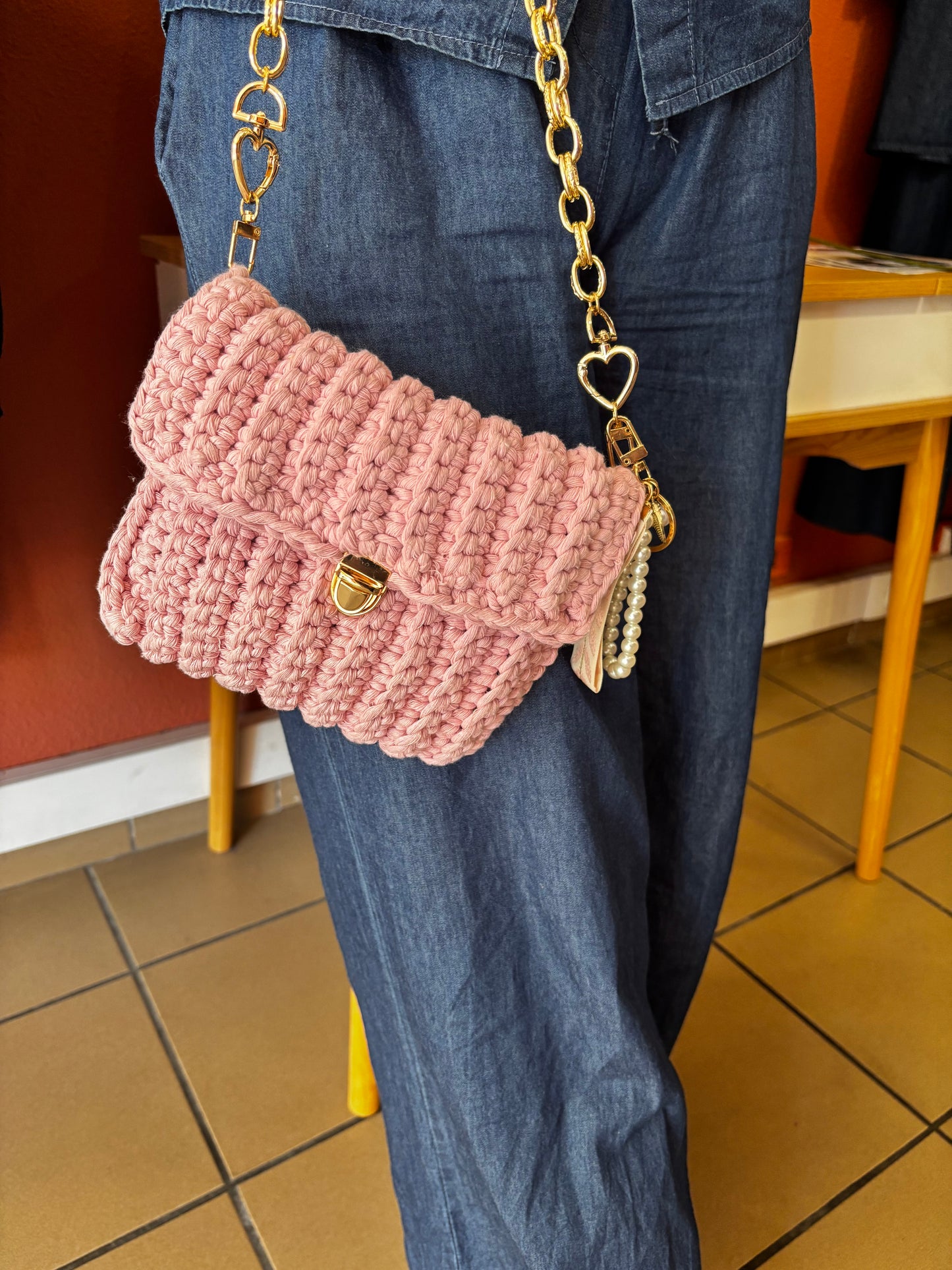 Sac en Cochet Rosy