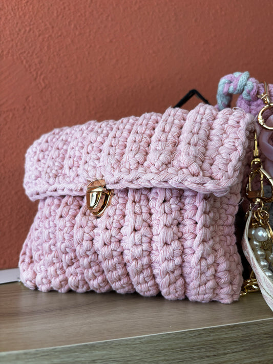 Sac en Cochet Rosy