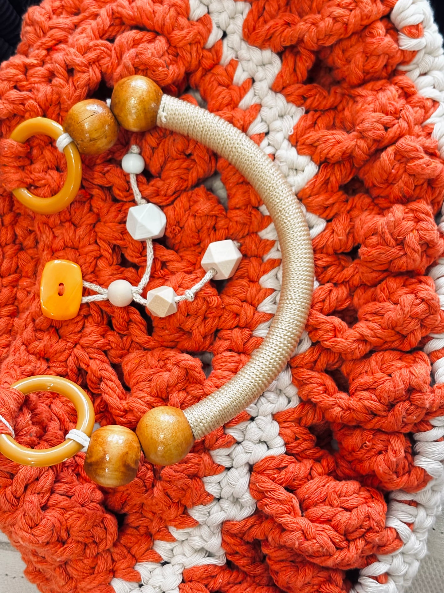Sac Crochet Orange